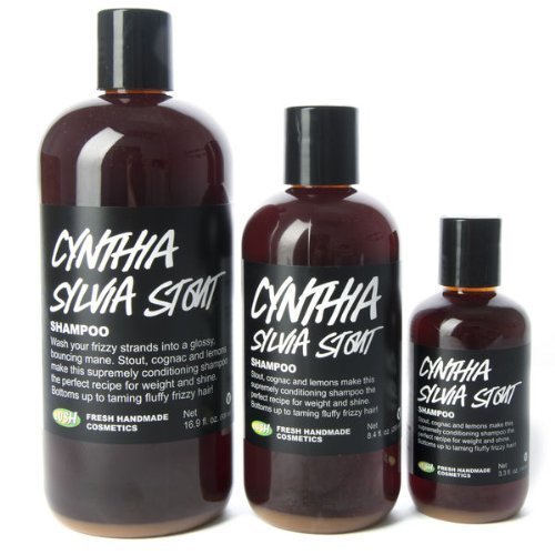 Lush Cynthia Sylvia Stout Shampoo 3.3 Fl Oz for Dry or Fluffy Hair That Needs to Be Tamed Made in Canada Ships From USA