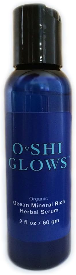 Ocean Mineral Rich Herbal Facial Serum for Naturally Healthy Skin; Over 70% Organic Skin Care with Nourishing Sea Minerals, Anti-aging; Based on European SEA Water SPA Treatments