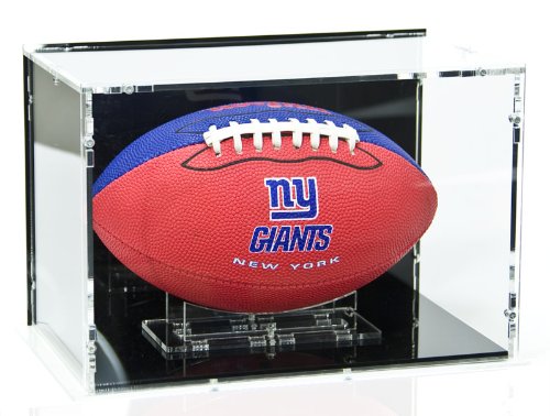thumbnail image 2 of Football Display Case - Clear Acrylic Display Box With Removable Stand For Autographed Footballs 2 of 10