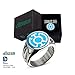 DC Comics Blue Lantern Corps Stainless Steel Blue Enamel Hope Ring