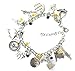 Blingsoul Charm Bracelets for Women - Broadway Hamiltn Musical Merchandise Silver Charm Bracelet Rise Up Jewelry Gift