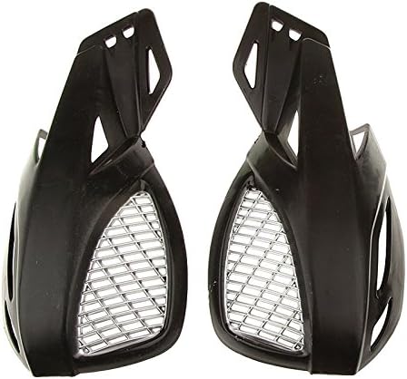 Cikuso 1 Pair Motorcycle Off Road Dirt Bike Scooter ATV Handlebar Handguards black