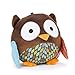 KingMas Cute Animal Ball shaped Stuffed Soft Toy Bell Rattle Gift Baby Kids - Owl