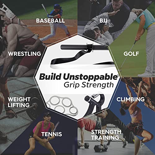 VHawk Forearm Wrist Roller Wrist & Forearm Strengthener with Finger