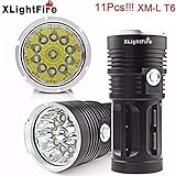 ByBike XLightFire 2800LM 11 x LED Flashlight 4 x 18650 Lamp Torch Perfect for Home and Defense