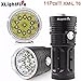 ByBike XLightFire 2800LM 11 x LED Flashlight 4 x 18650 Lamp Torch Perfect for Home and Defense