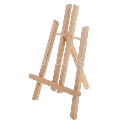 Mini Cavalletto Da Pittore In Legno Stand Espositore Porta