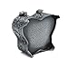 Multifit Antique Alloy Metal Rose Flower Engraving Butterfly Heart Shape Jewelry Box Trinket Jewelry Storage Box for Rings Earrings
