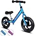 BELEEV Balance Bike(4.3 lbs) Aluminum Alloy, No Pedal Toddler Bike, Adjustable Handlebar and Seat, 110lbs Capacity for Kids Age 18 Months to 5 Year Old (Blue)