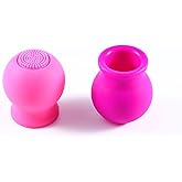 lip pump lip plumper lip enhancer，Soft Silicone Fish Shape Lips Enhancer,Fuller Thicker Mouth Fastly Lip Pumps Bigger Device for Women Female (Purple)