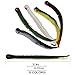 Sougayilang Fishing Worms Soft Senko Bait Plastic Fishing Lures Wacky Rig Grub Hook Tackle Swivel for Bass Trout Fishing