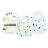 aden + anais Classic Muslin Snap Bibs 3 Pack - Into The Jungle