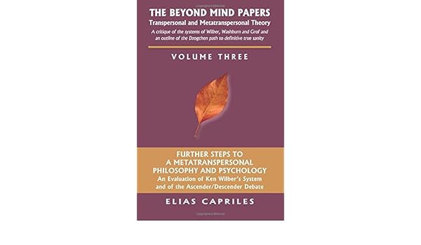 Beyond The Mind Papers Volume Three Further Steps To A - 