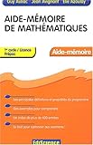 Image de Aide-mémoire de mathématiques : 1er cycle / Licence prépas