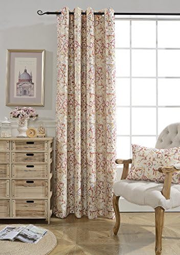 BOKO Blackout Window Curtains Digital Printed Pearl Flannel, Comes with a Pillow Cover in the Same Fabric , Curtains for Bedroom Livingroom, Comes with a Pillow Cover in the Same Fabric