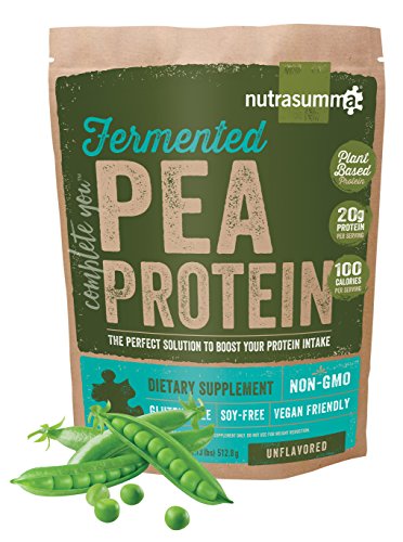 Nutrasumma Fermented Pea Protein, 1lb, Unflavored and Unsweetened