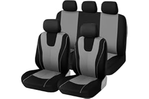 XINLIYA Car Seat Covers Full Set, Polyester Automotive Seat Covers, Breathable Waterproof Car Seat Cushion Protectors, Car Ac