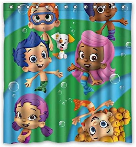 Singing bathroom Home Decor bubble guppies stylish Modern Shower Curtain Bathroom Waterproof 36"(W)x72"(H)