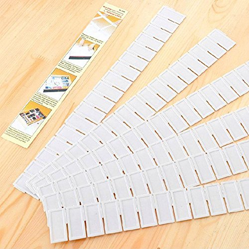 6Pcs pretty practical Home Grid Drawer Divider Household Necessity Storage Organizer