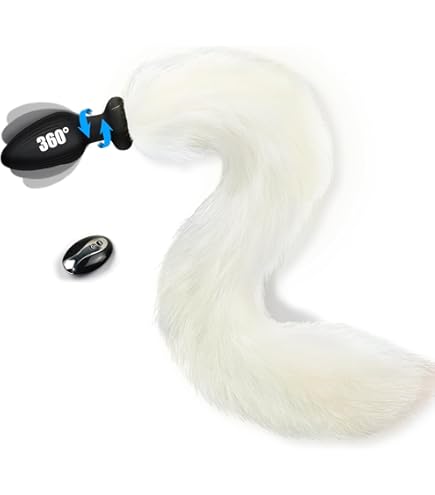 Amazon.com: Remote Control Vibrating Fox Tail Anal Plug : Health & Household