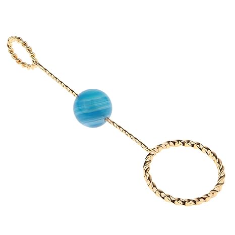 SM SunniMix 1 Pc Tabakhalter, rauchfreie Hände Zigaretten Halter Finger Ring Raucherzubehör 8 cm - L