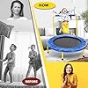 ANCHEER-Trampolin-Kinder-36-Inch-Mini-Trampolin-fuer-DrinnenKlappbar-Fitness-Kindertrampolin-IndoorKind-Minitrampolin-mit-Haltegriffmit-Haltegriff-Belastung-Bis-75kg