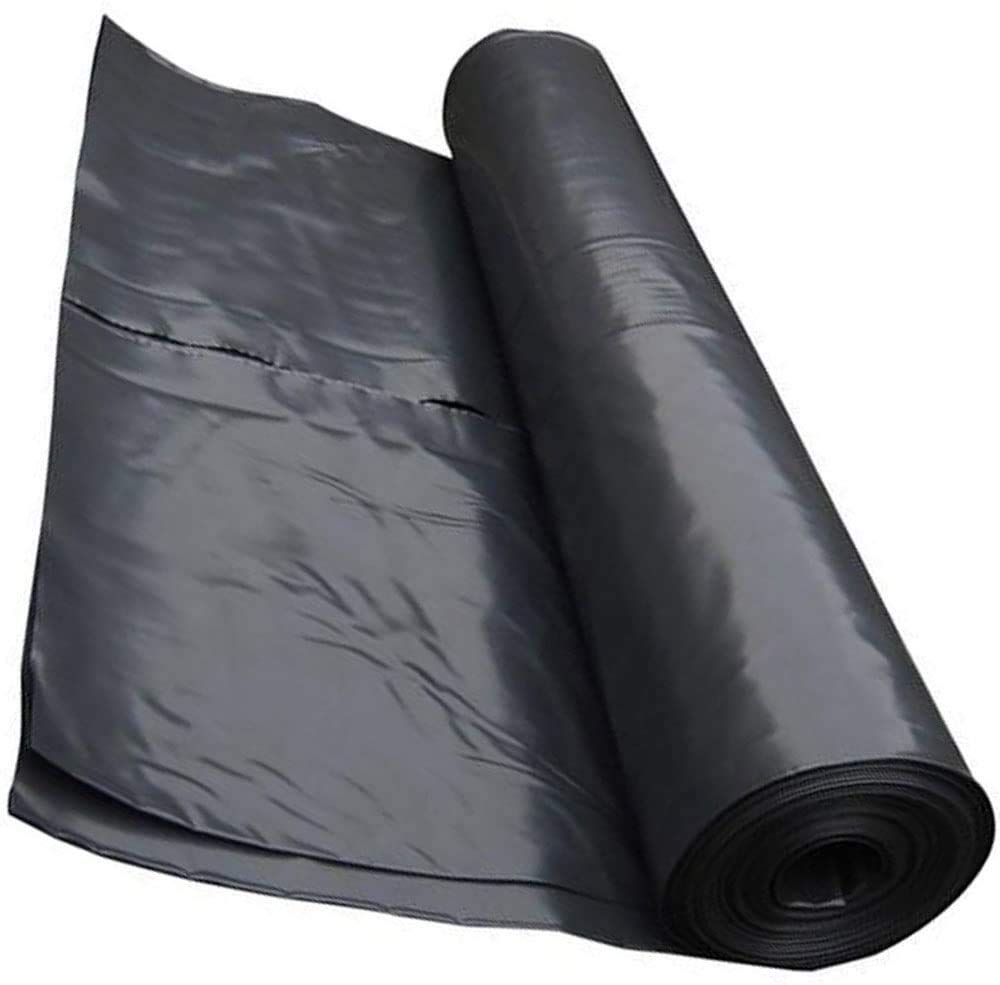 NDC POLIPAK Roll 4m x 15m Black Heavy Duty Polythene 250mu, 1 Man Lift