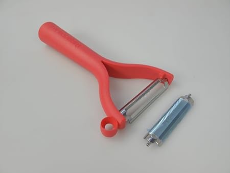 TUPPERWARE Schäler rot Universalschäler + Ersatzklinge für Universalschäler D119 P 22968
