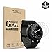 AKWOX (Pack of 4) Tempered Glass Screen Protector for Moto 360 42mm (2nd Gen), [0.3mm 2.5D High Definition 9H] Premium Clear Screen Protective Film for Moto 360 42mm （not for 46mm）