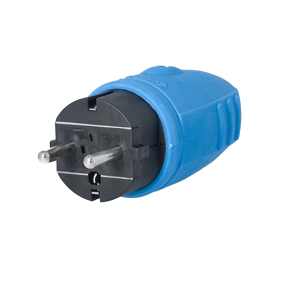 as - Schwabe rubber cord, without cable - IP44 suitable for outdoor use, blue, 62401