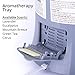 Air Innovations Humidifier Whisper-Quiet Large Capacity 1.7Gal Cool Mist Ultrasonic for Rooms up to 600 SqFt and Baby Bedroom Lasts Up to 96 Hours Includes Remote and Digital Display (Platinum)