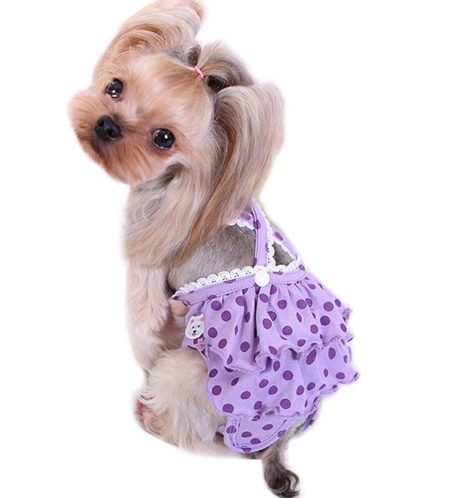 Oyccen Small Dog Suspender Sanitary Pants Female Dogs Menstrual Underwear Physiological Diaper Nappy Hygiene Briefs