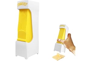 OneNine One-Click Butter Cutter, One-Click Butter Cutter with Stainless Steel Blade, Multi-Functional Cheese Splitter Butter 