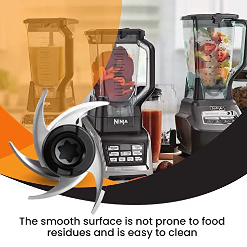 YOC Ninja Blender Blades Replacement for Ninja 72 oz Pitcher, Ensure Full Mixing, Compatible with Nutri Ninja Blender NJ600C NJ600RC NJ602CO NJ602NW NJ602Q NV600CCO BL660 BL642 BL660C BL550 BL500C