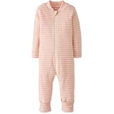 Hanna Andersson Baby Girls' Striped 2-way Zip Sleeper in Hannasoft&trade; (Infant/Toddler)