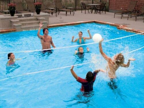 Alek...Shop Enjoy Game Water Play Friend & Family Poolside 24' Volleyball Net Swimming Pool Water Game Set Inground Swimming Pool Fun