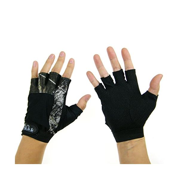 1pair-Gloves-5-Cut-Finger-Fishing-Gloves-Anti-Water-Water-Proof-Black-Camo-Camouflage