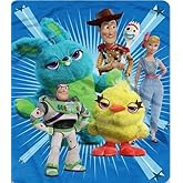 Toy Story 4 Woody Soft Throw Silky Blanket 40"x50" Buzz and The Gang