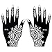 Tattoo Stencil / Template Set of 8 Sheets 2A Henna Designs Suitable for Hand