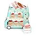 Mochiglory 3 Tier Cupcake Stand Ice Cream Street Van Cake Stand Holder for Theme Party Decoration