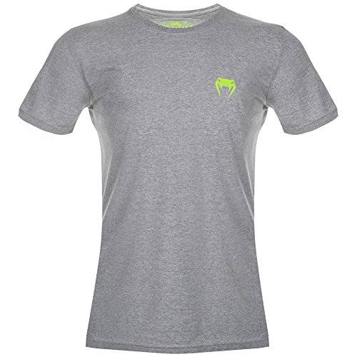 Venum Classic T-Shirt, Grey/Yellow, M Medium, Grey/Yellow