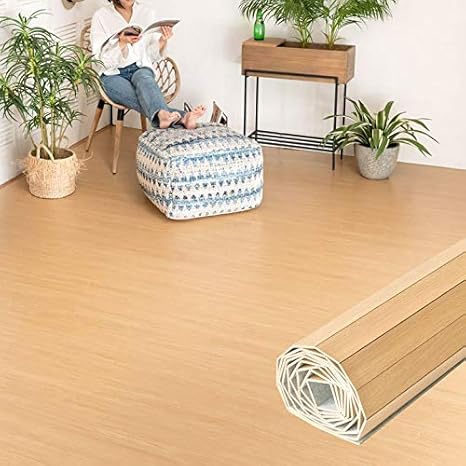 Amazon ウッドカーペット 6畳用 江戸間6畳用 260x350cm ライトナチュラル色 Ga 60シリーズ Diy フローリング 木目 簡単 敷くだけ シート セルフリフォーム 低ホルマリン 並行輸入品 ラグ カーペット オンライン通販