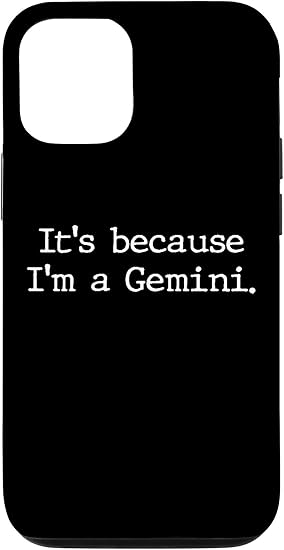 Amazon Com Iphone 12 12 Pro Gemini Horoscope Gifts Women Girls Men Zodiac Sign Astrology Case