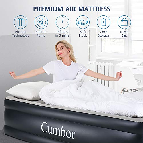 2 Cumbor+Mattress+Premium+Elevated+Inflatable