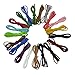 GoFriend 3mm Suede Cord Lace Faux Leather Cord Strip Jewelry Making Beading Craft Thread String 1 Meter x 20 Colors