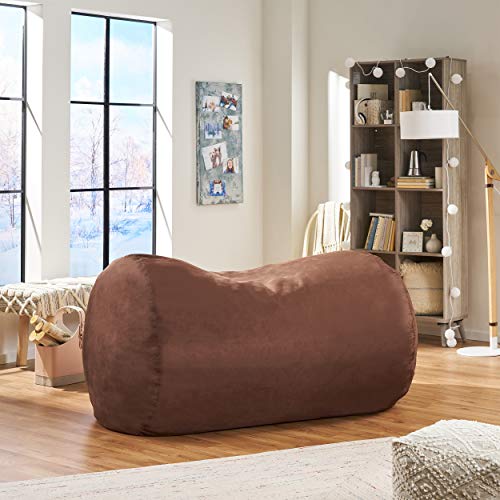 Christopher Knight Home Haley 6.5 Foot Bean Bag, French Roast Pricepulse