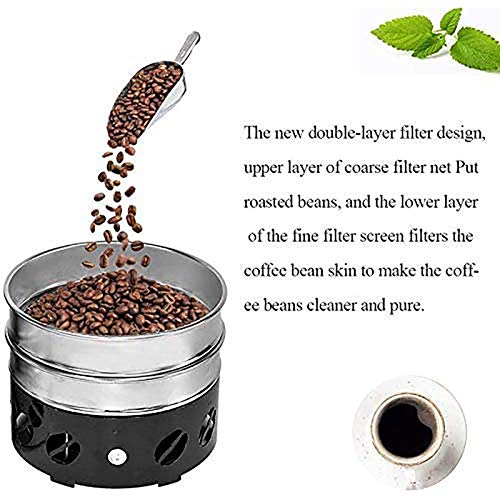 500 G Zuhause Kaffeebohnen Kühler Doppelschicht Filter Schnell Kühlsystem Für Homecare Cooling Geröstete Kaffeebohnen… – Bild 3