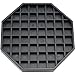 Coffee Countertop Octagon Drip Tray - 6" - Black primary