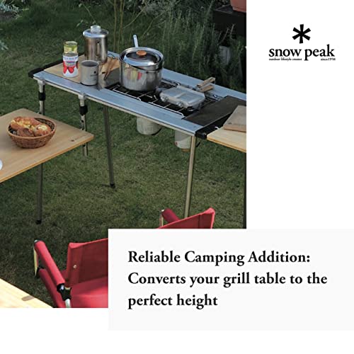 Snow Peak Leg Set Iron Grill Table Setup Tool Stainless Steel Set