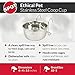 SPOT Coop Cup Bolt Clamp - Stainless Steel Hanging Bowl for Crates, Removable, Chew-Proof Pet Feeding Dish, Ideal for Birds, Parrots, Rabbits, Ferrets, Reptiles, 1.25 Cups (10 Oz)